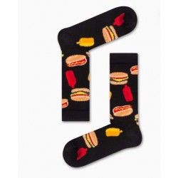 Black Burger Socks
