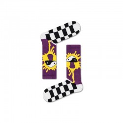 Ying & Yang Purple Chess Socks