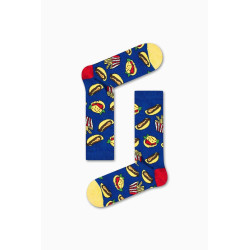 Μακριές Βαμβακερές Κάλτσες με σχέδιο Fast Food Socks Σε Μπλέ χρώμα