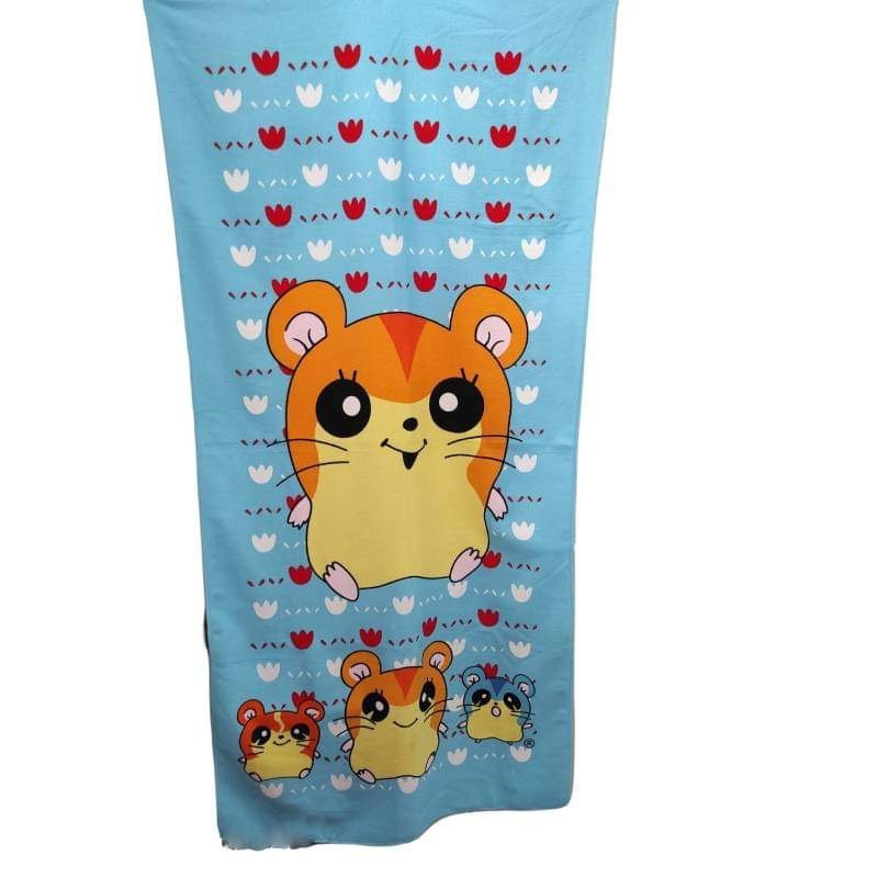 Πετσέτα Θαλάσσης με σχέδιο σε Σιέλ απόχρωση