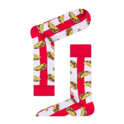 Μακριές Βαμβακερές Κάλτσες TACOS Socks Χρώματος (μαύρο)