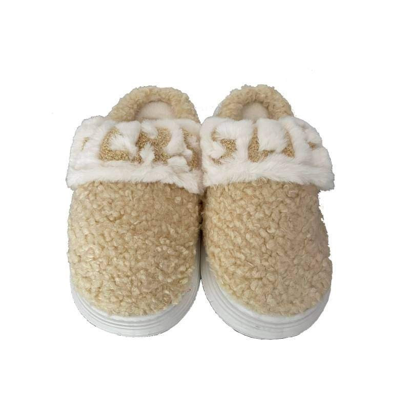 Γυναικείες Παντόφλες με σχέδιο Slippers σε Κίτρινο χρώμα