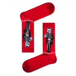 Μακριές Βαμβακερές Κάλτσες Jean Paul Sartre Socks με σχέδιο Jean Paul Sartre