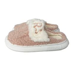 Γυναικείες Παντόφλες με σχέδιο Slippers σε Ροζ χρώμα