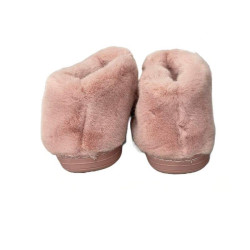 Παιδικά Γούνινα Καλτσοπαντοφλάκια με σχέδιο σε Ροζ  χρώμα