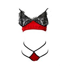 Σετ Bralette με G-String με κορδονάκια