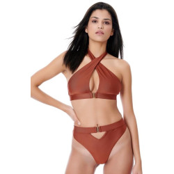Palermo Bikini Γυναικείο Σετ Μπικίνι σε Κεραμιδί χρώμα