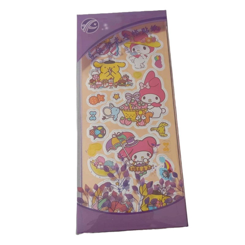 Σετ 3 πακέτα Αυτοκόλλητα Sanrio