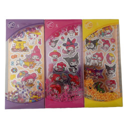 Σετ 3 πακέτα Αυτοκόλλητα Sanrio