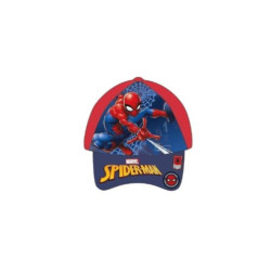 Παιδικό Καπέλο Τζόκεϋ uv protection spiderman 53cm σε Κοκκινο χρώμα