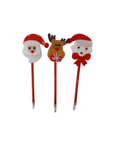 Σετ 3 τμχ Στυλό με Χριστουγεννιάτικες Φιγούρες