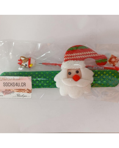 Δωράκι Χριστουγέννων Βραχιόλι Έλασμα και Μηχανικό Μολύβι ( Μεικτά Σχέδια)