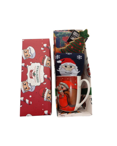 Tengda Christmas Gift Box με Χριστουγεννιάτικες Κάλτσες, Κούπα, Πετσετακι & Κρεμαστό Στολίδι