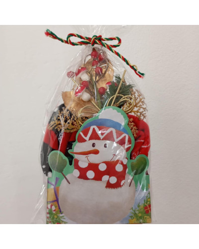 Christmas Gift Set σε συσκευασία δώρου με 2 τμχ Χριστουγεννιάτικες Κάλτσες (U56)