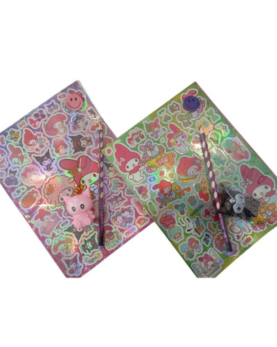 Δωράκια Πάρτυ Sanrio Αυτοκόλλητα, Ξύστρα & Μολύβι